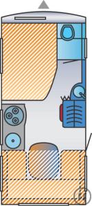 3-Wohnmobil  Kosmo Urban F 100+