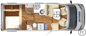 2-Wohnmobil Hymer ERIBA Car 600