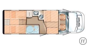 3-Wohnmobil Hymer Grand Canyon m. Aufstd.
