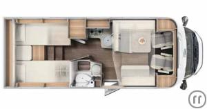 2-Reisemobil  CV 540 DB m. Aufstd.