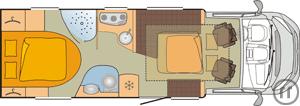 2-Reisemobil Carado CV 600