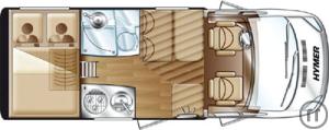 3-Wohnmobil Hymer ML-T 580