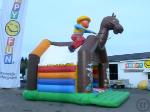 3-Hüpfburg Pferd 6 x 7m  Aktion:  Wochenende zum Tagespreis!