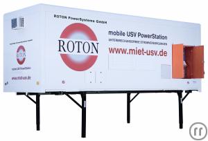 2-Miet USV-Anlage ROTON mobile USV PowerStation - Outdoor 200 - 600 kVA