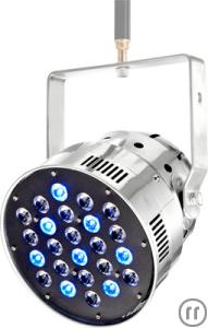 1-LED Scheinwerfer PAR 56 (24 x 3W)