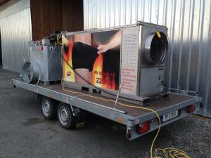 2-mobile Bau-/ Zelt-/ Eventbeheizung 185KW