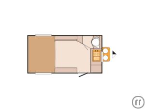 3-Wohnwagen Knaus Deseo