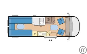 2-Wohnmobil Hobby Hobby Maxia Van 680 DT