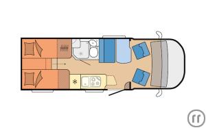 2-Caravan Dethleffs Dethleffs C'Joy 480 QLK 6