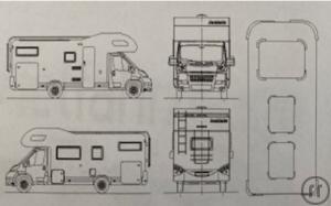 Reisemobil Dethleffs Gruppe C+, teilintegriert