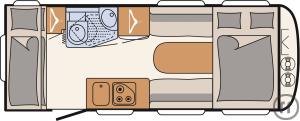 2-Caravan Dethleffs Dethleffs C'Joy 480 QLK 6
