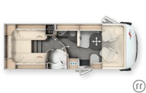 2-Wohnmobil  I 460 EB Automatik 4,25to
