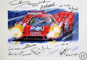 1-250x Motorsport Poster Kunstwerke zu Formel 1, Le Mans, Rallye, DTM, Motorrad, Porsche, Ferrari..