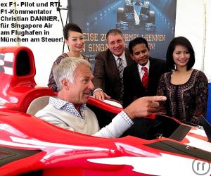 Formel 1 PROFI Rennsimulator mieten +++ Vermietung D / A / CH Verleih Rallyesimulator F1