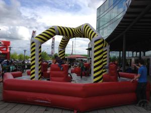 6-Bungeerun Alternative - Gladiator Game - Schleuderball Arena - Abrissbirne - Hüpfburg - Swin...