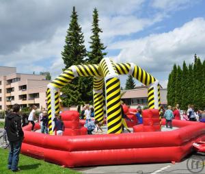 3-Bungeerun Alternative - Gladiator Game - Schleuderball Arena - Abrissbirne - Hüpfburg - Swin...