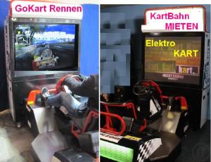 Mobile Kartbahn - GoKart Simulator, Messe Kartrennen - Elektro Kart - Mitarbeiter Motivation - Feier