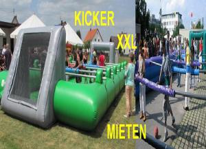 1-Riesenkicker - Menschenkicker - Human Wuzzler - Mitarbeiter Sommerfest Betriebsfest - Riesenwuzzler