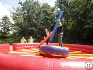 5-Gladiator Game & Sumo Ringen im Paket - Kindergeburtstag - Sumo Wrestling - Gladiatoren Wettk...