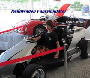 5-Fahrsimulator Rennwagen - Simulation - Rennwagen Autosimulator, Rennsimulation, Formel 1 Alternativ