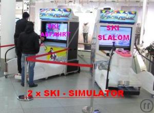 6-Skisimulator, Alpinski Simulator, Wintersport Simulator, Weihnachtsfeier, Skisport Simulator, Skisim