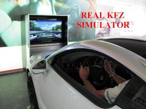Fahrsimulator Real - KFZ Simulator - Auto - Fahrzeugsimulator - Autosimulation - Simulator