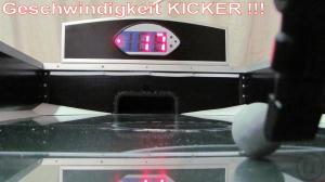 1-Kicker - Tischkicker - Fußball Wuzzler - Speed Kicker - Geschwindigkeit Kicker - Wuzzler Tu...