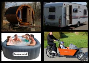 4-Miete deine private mobile Sauna auf Anhänger! Die Geschenkidee! Ideal mit mobilen Whirlpool!