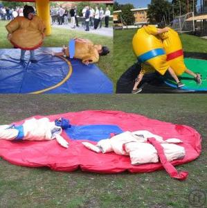 2-Gladiator Game & Sumo Ringen im Paket - Kindergeburtstag - Sumo Wrestling - Gladiatoren Wettk...