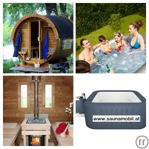 2-Miete deinen privaten mobilen Whirlpool! Die Wellness Geschenk Idee! Ideal mit mobiler Sauna mieten!