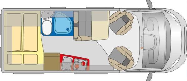 3-Wohnmobil Kastenwagen Globecar Globescout