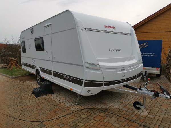 1-Wohnwagen Dethleffs Camper 540 mit max. 4-5 Schlafplätzen