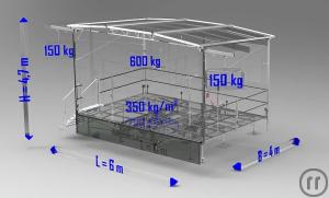 6-EcoStage 6m x 4m Open-Air Trailerbühne