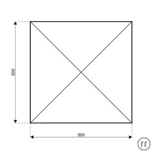 2-Pagodenzelt - 5 x 5 Meter