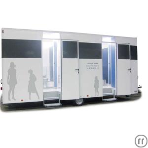 Toiletten - VIP Sanitärtrailer mieten