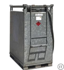 Tankanlage 2400 L
Kraftstofftank aus Stahl (Metallene IBC)