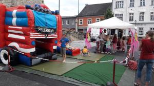 Feuerwehr Multiplay Hüpfburg - 560x500x320