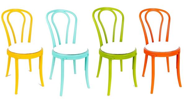 1-"BLANC" colour runde Sitzauflage