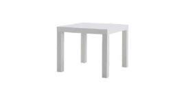 1-"SIMPLE" Loungetisch weiß matt 55 x 55cm, h 46cm